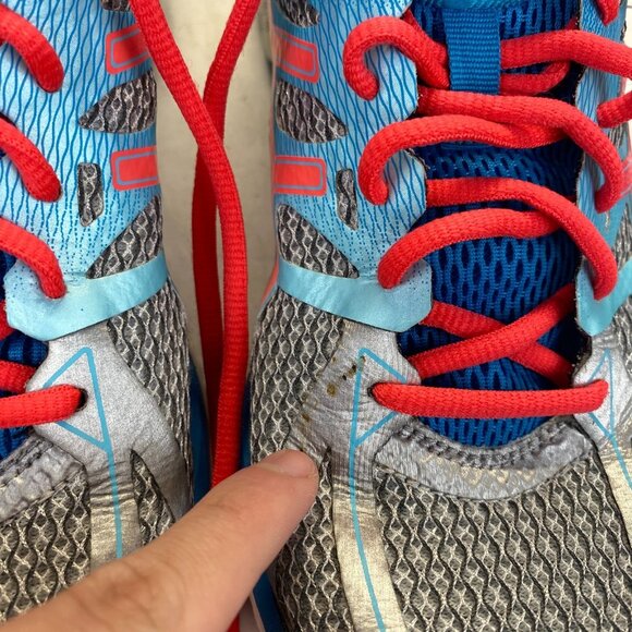 Asics Running Shoes Womens Size 9 Gel Cumulus 17 Sneakers Blue/Siver Sport T5D8N - Picture 8 of 13